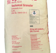 Boric acid H3BO3 99%, Mỹ, 25kg/bao